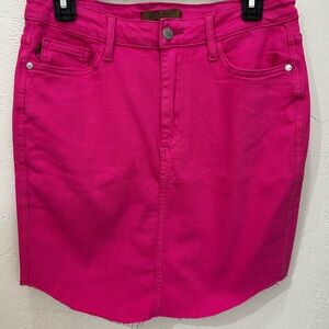 Judy Blue Women's Hot Pink Mini Skirt